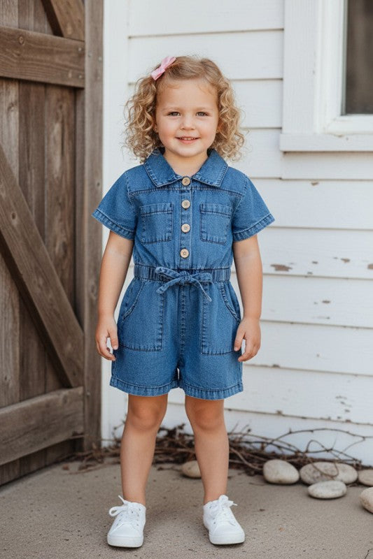 Soft Denim Romper