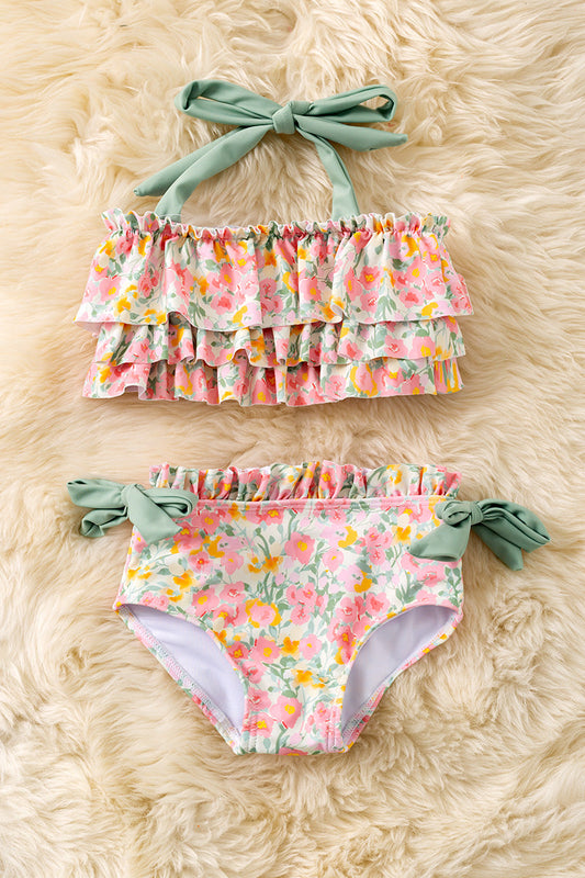 Floral Girls Swimsuit