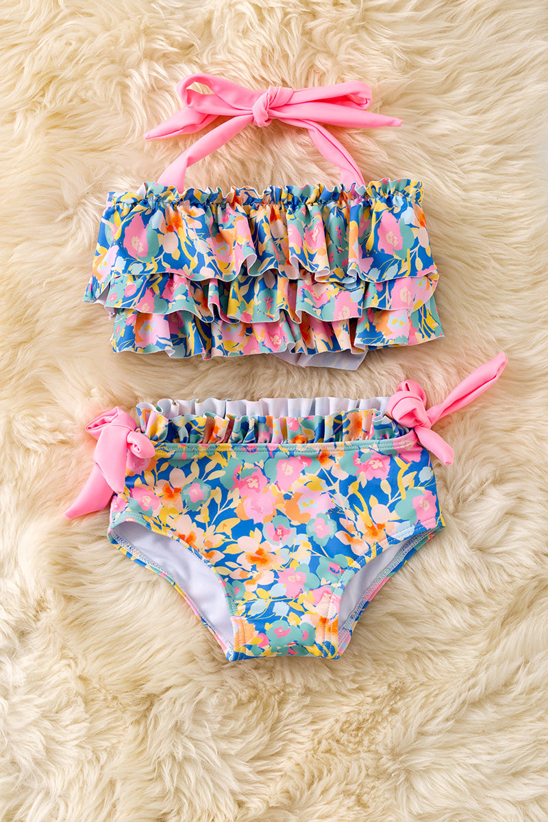 Floral Girls Swimsuit