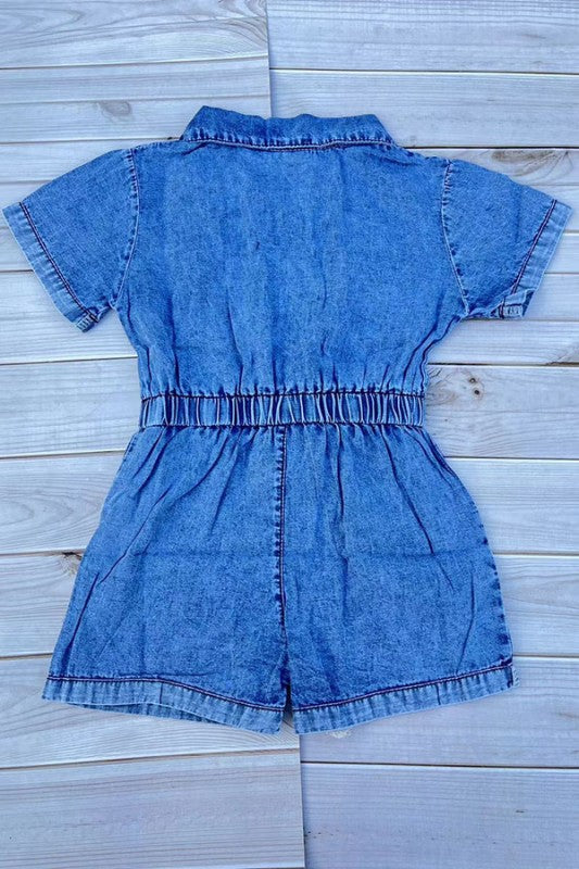 Soft Denim Romper