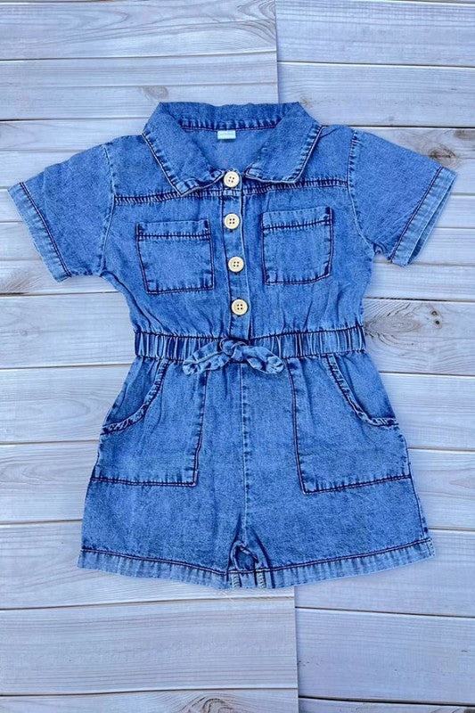 Soft Denim Romper