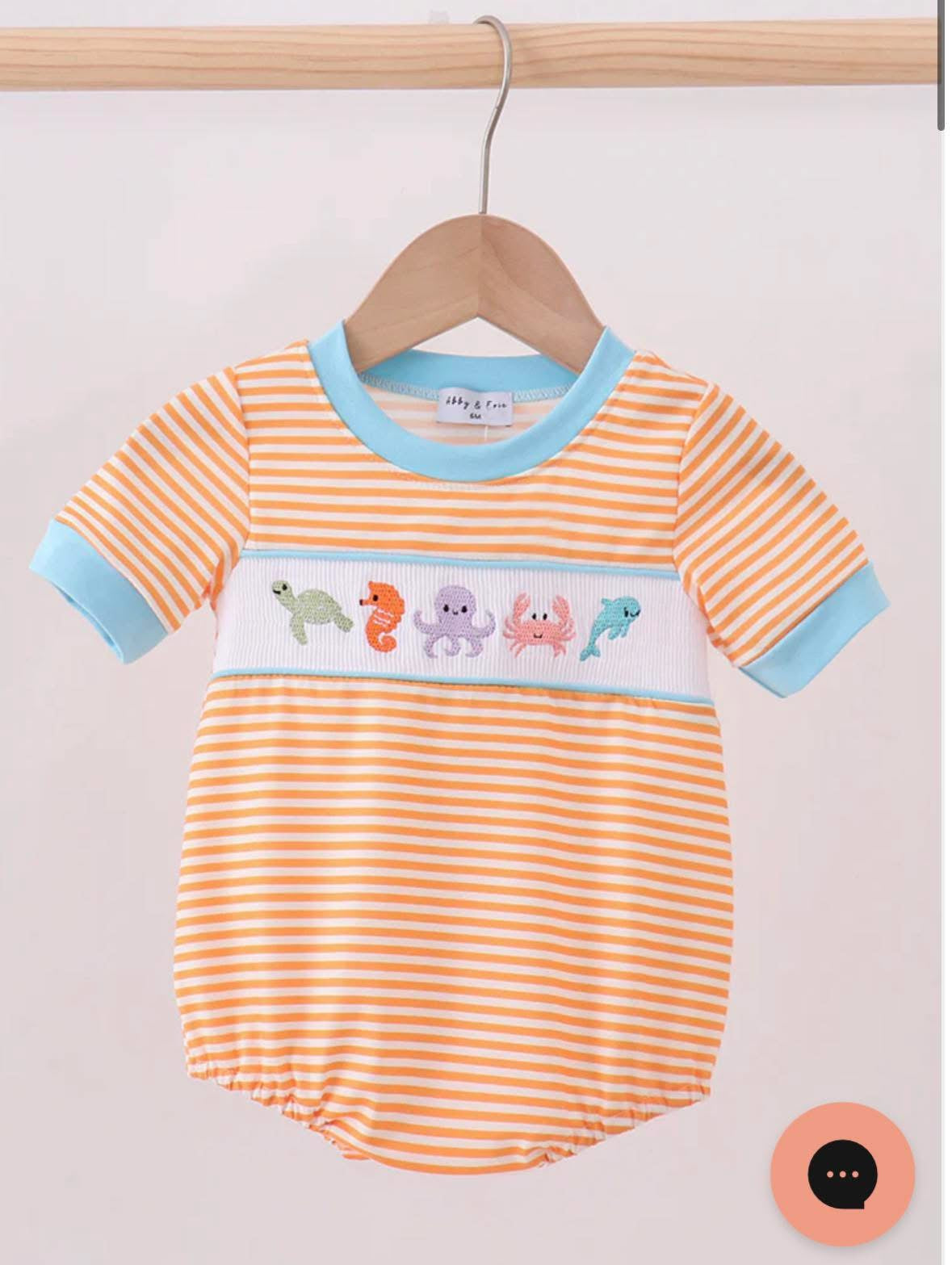 Orange Striped Marine Bubble
