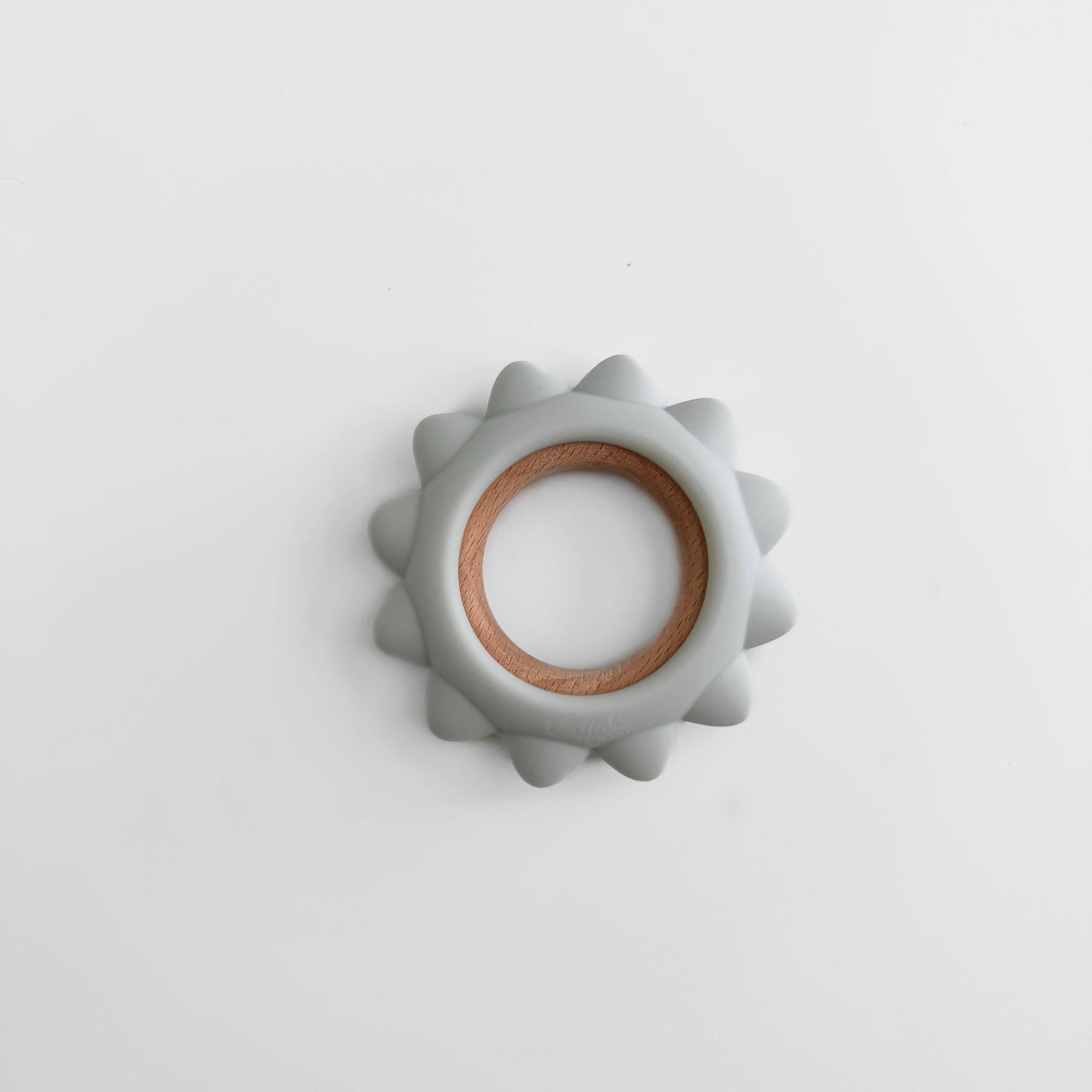 Garden Party Teether Collection - Silicone & Beechwood Sunshine