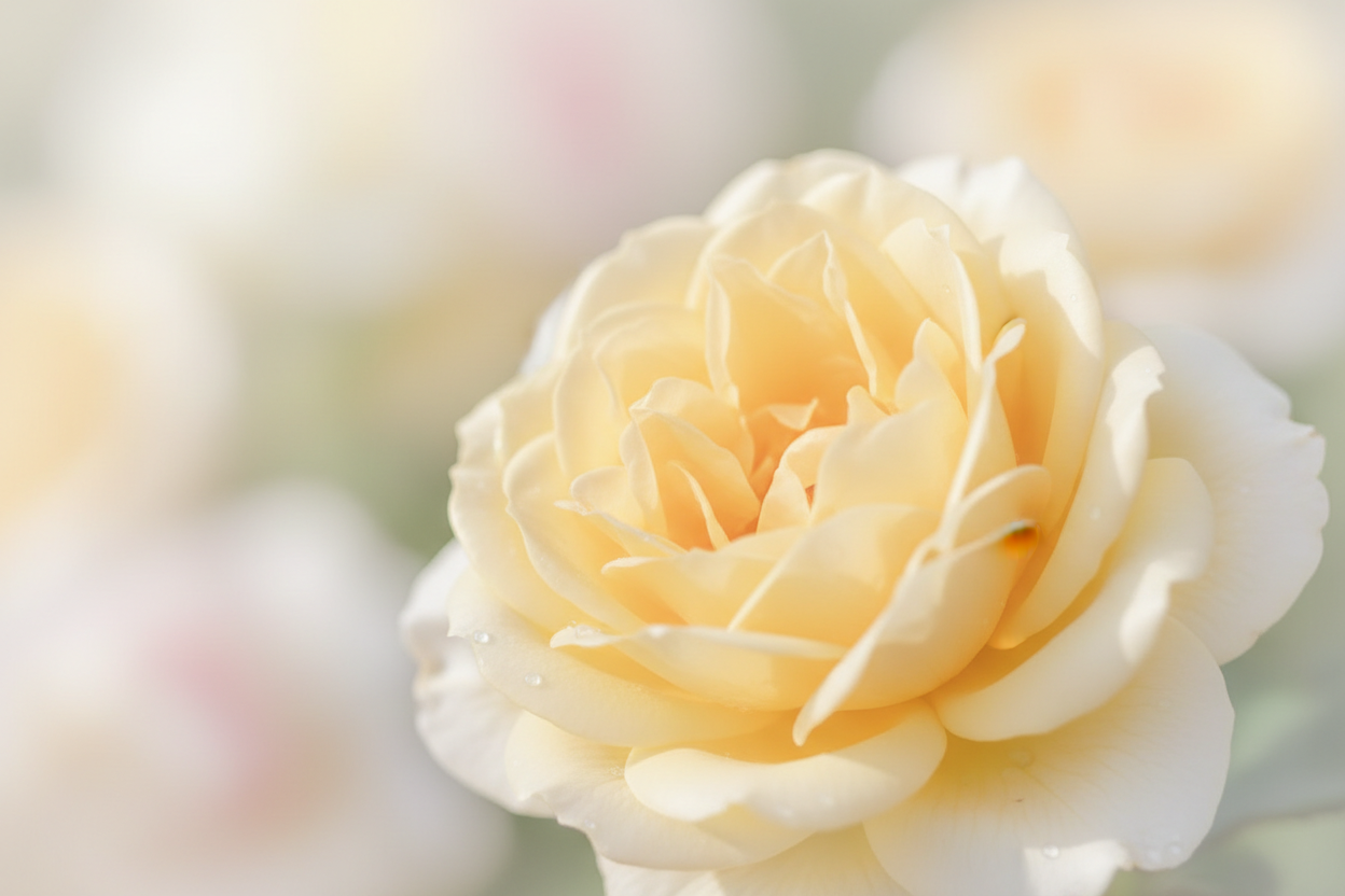 Yellow rose hero background